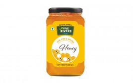 Five Rivers Raw Pure & Natural Honey   Glass Jar  500 grams